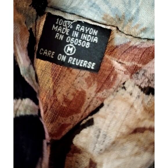 Vintage Starina Sleeveless Boho 90s Floral Maxi Dress 100% Rayon Size Medium - Picture 9 of 9